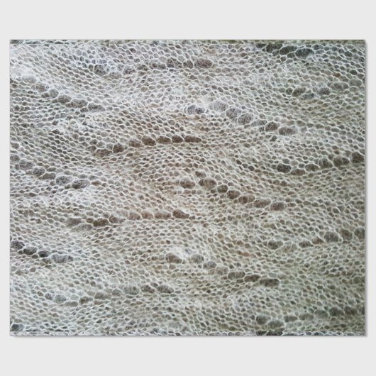 Gebreide lactatie cadeaupapier (Vlak)