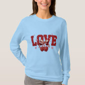 Gebreide Love Dames Tshirt (Voorkant)