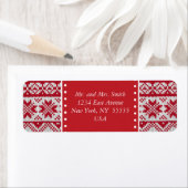 Gebreide mas etiket (Insitu)