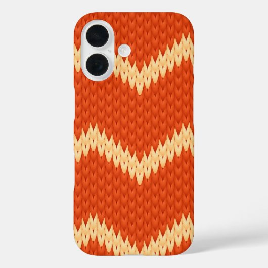 Gebreide Patroon iPhone / iPad case (Achterkant)