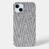 gebreide patroontextuur Case-Mate iPhone case (Achterkant)