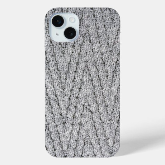 gebreide patroontextuur Case-Mate iPhone case (Achterkant)