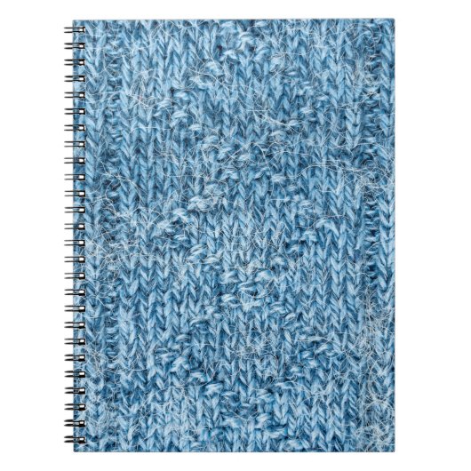 gebreide patroontextuur notitieboek (Voorkant)