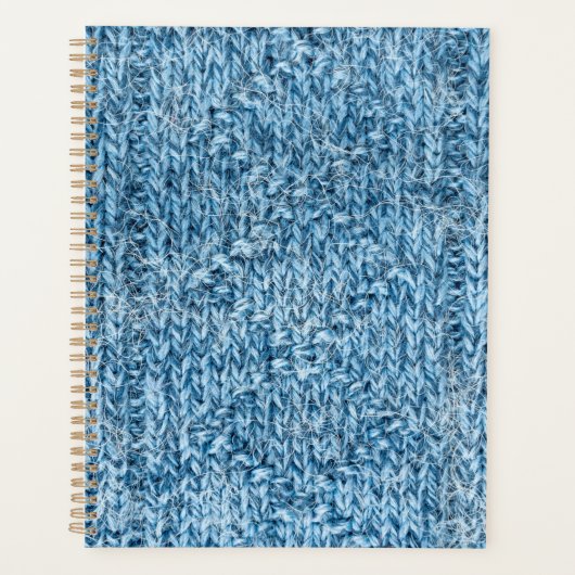 gebreide patroontextuur planner (Voorkant)