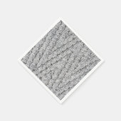 gebreide patroontextuur servet (Hoek)