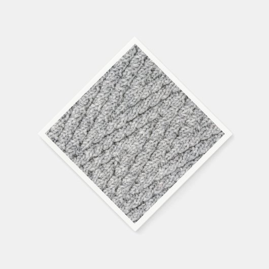 gebreide patroontextuur servet (Hoek)