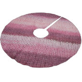 Gebreide stof textuur, paarse-roze abstract. kerstboom rok (Gekanteld)