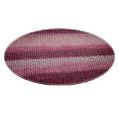 Gebreide stof textuur, paarse-roze abstract. snijplank (Hoek)