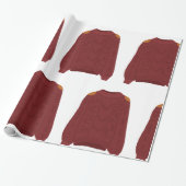 Gebreide trui cadeaupapier (Uitgerold)