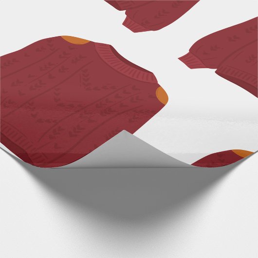 Gebreide trui cadeaupapier