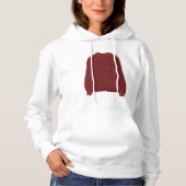 Gebreide trui hoodie (Voorkant)