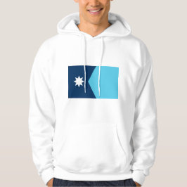 Gebreide trui met vlag van Minnesota, VS Hoodie