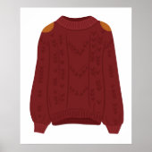 Gebreide trui poster (Voorkant)