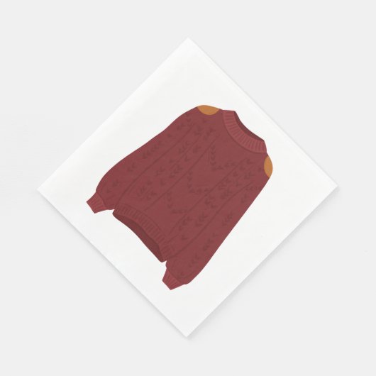 Gebreide trui servet (Hoek)