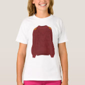 Gebreide trui t-shirt (Voorkant)