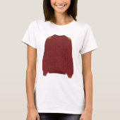 Gebreide trui t-shirt (Voorkant)