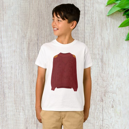 Gebreide trui t-shirt