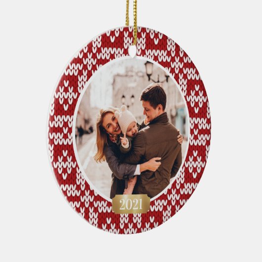 Gebreide versiering keramisch ornament (Rechts)