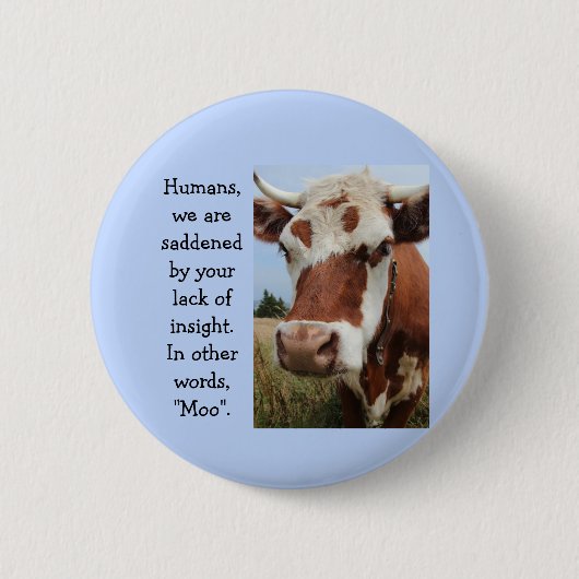 Gebrek aan inzicht ronde button 5,7 cm (Voorkant)