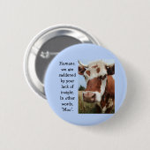 Gebrek aan inzicht ronde button 5,7 cm (Voorkant /achterkant)