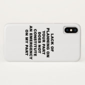 Gebrek aan planning Case-Mate iPhone case (Achterkant (horizontaal))