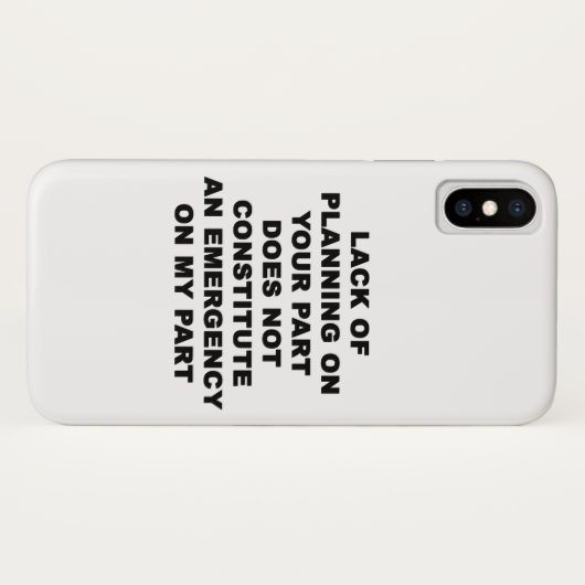 Gebrek aan planning Case-Mate iPhone case (Achterkant (horizontaal))