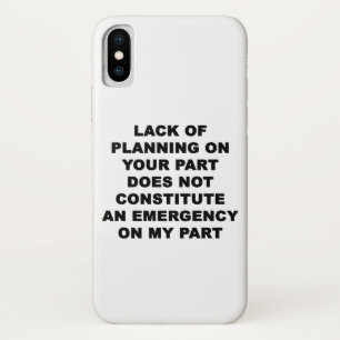 Gebrek aan planning Case-Mate iPhone case