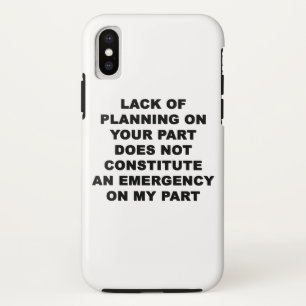 Gebrek aan planning Case-Mate iPhone case