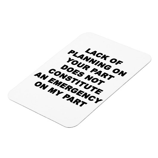 Gebrek aan planning magneet (Linkerzijde)