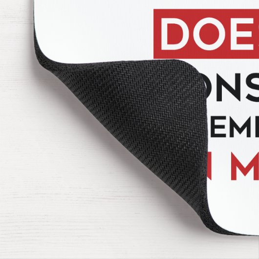 Gebrek aan planning muismat (Hoek)