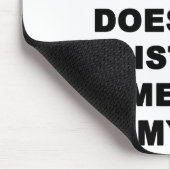 Gebrek aan planning muismat (Hoek)