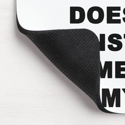 Gebrek aan planning muismat (Hoek)