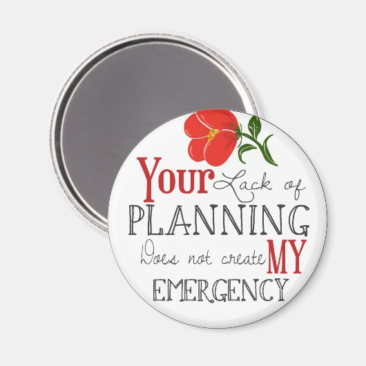 Gebrek aan planningsmagneet magneet (Voorkant / Achterkant)