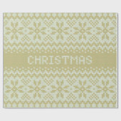 Gebrek Stitch Pattern7 Sage ID208 Cadeaupapier (Vlak)