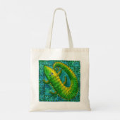 Gebrocheerde krokodil aquarelillustratie tote bag (Achterkant)
