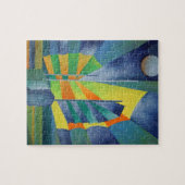 Gebrok door het licht van de zilvermaan legpuzzel (Horizontaal)