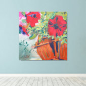Gebroken 4 PAK Schilderij / Kunstenaar Larry Lerew Canvas Afdruk (Insitu (Houten vloer))