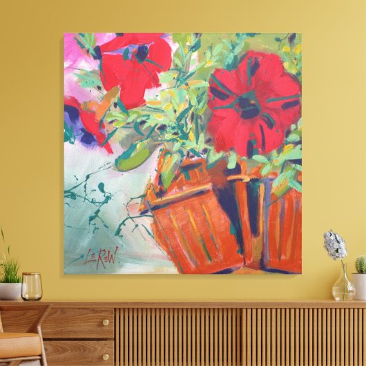 Gebroken 4 PAK Schilderij / Kunstenaar Larry Lerew Canvas Afdruk (Insitu (Woonkamer))