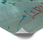 Gebroken 4 PAK Schilderij / Kunstenaar Larry Lerew Poster (Hoek)