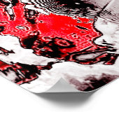 Gebroken abstractie poster (Hoek)