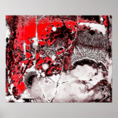 Gebroken abstractie poster (Voorkant)