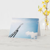 Gebroken Achtbaan Kaart (Gele Bloem)