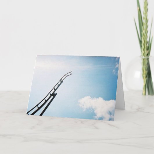 Gebroken Achtbaan Kaart (Voorkant)