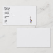 Gebroken achterzijde visitekaartje (Voorkant / Achterkant)