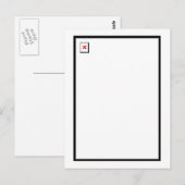 Gebroken Afbeelding Briefkaart (Voorkant / Achterkant)