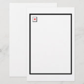 Gebroken Afbeelding Briefpapier (Voorkant / Achterkant)