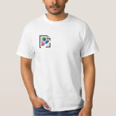 Gebroken Afbeelding Pictogram T-Shirt (Voorkant)