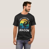 Gebroken arm Dragon schouder- en schouderwonden T-shirt (Voorkant volledig)
