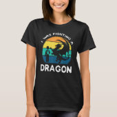 Gebroken arm Dragon schouder- en schouderwonden T-shirt (Voorkant)