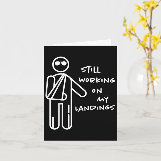 Gebroken arm Kinderen werken goed aan de landing F Kaart (Gele Bloem)